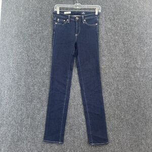 AG Adriano Goldschmied Jeans Womens 25R Blue Prima Mid-Rise Cigarette Denim USA